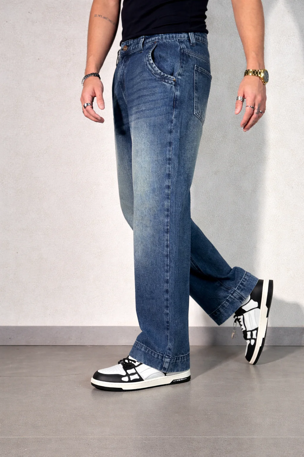 Vintage Cool Faded Tinted Baggy Denims - Image 6