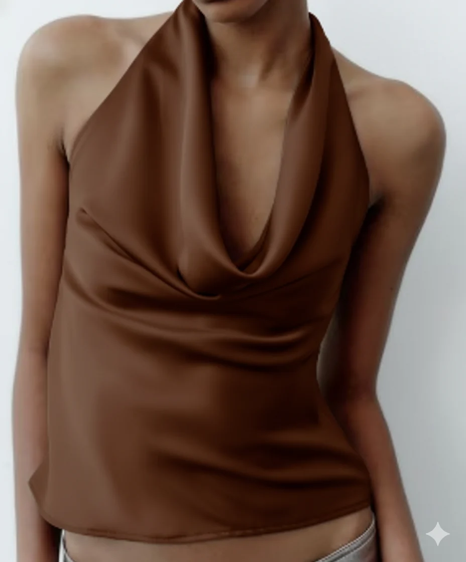 Whispers Cowl Neck Top - Image 3