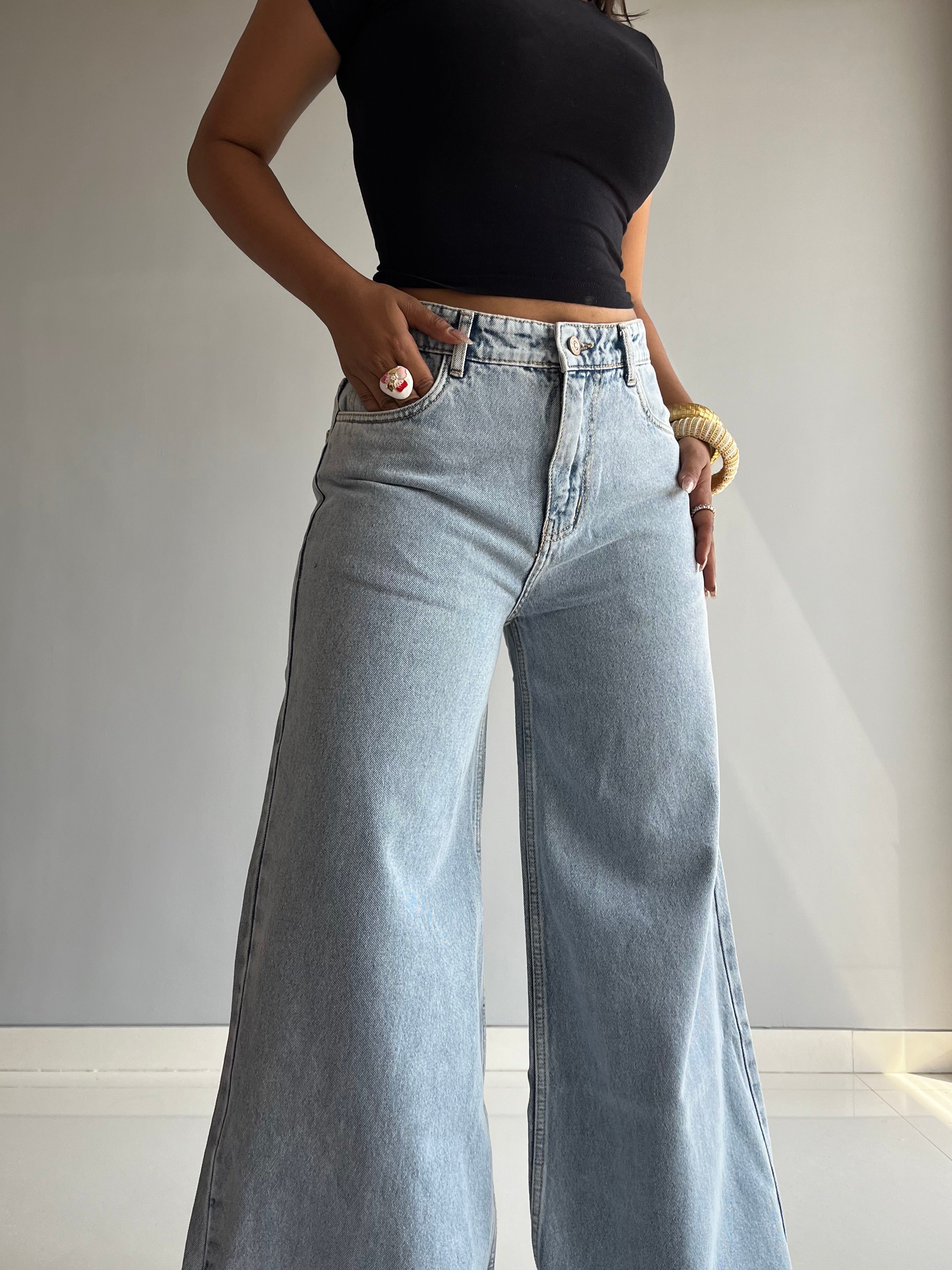 X Factor Extra Wide Leg Jeans - Image 3