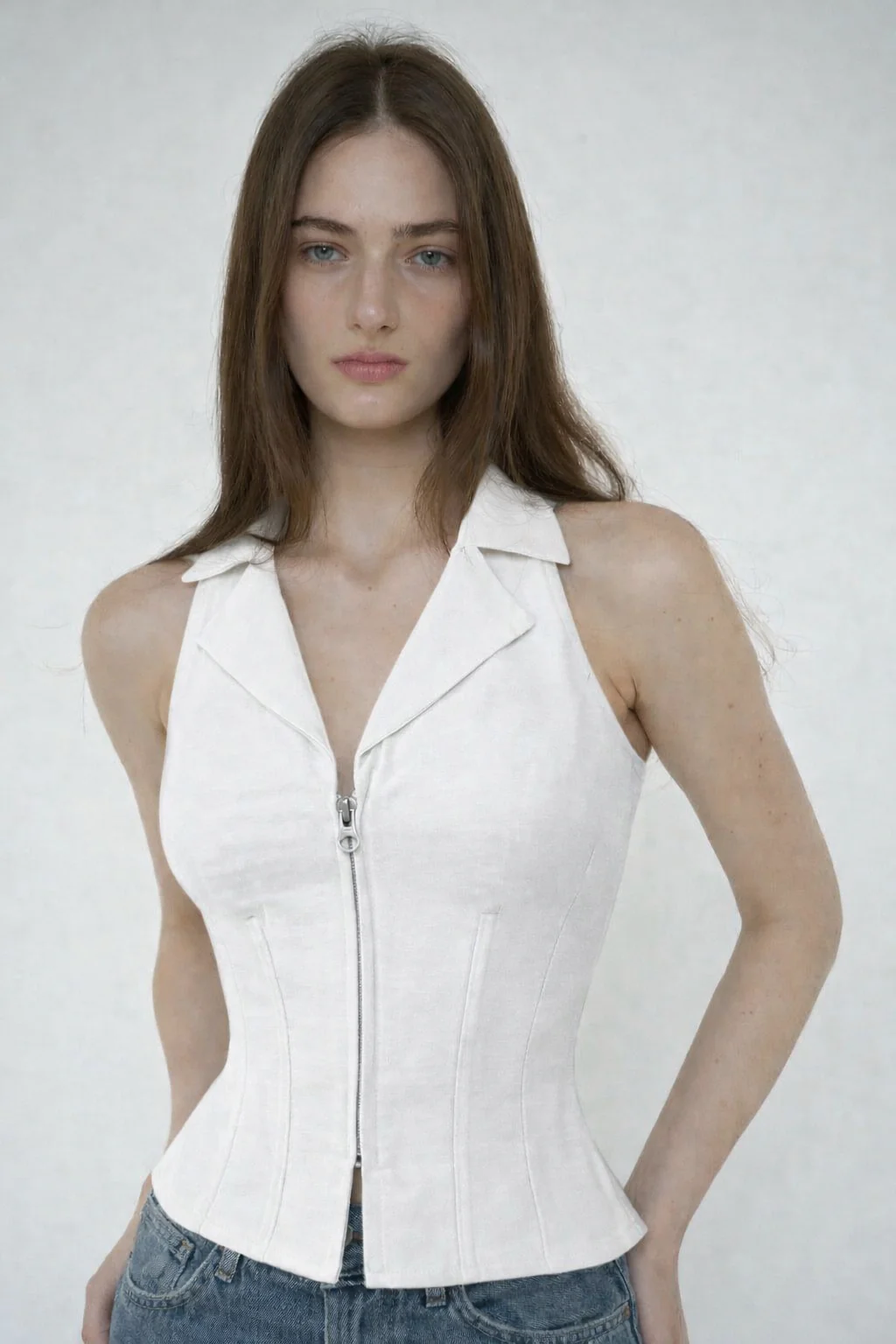 Zip Fit Halter Top - Image 10
